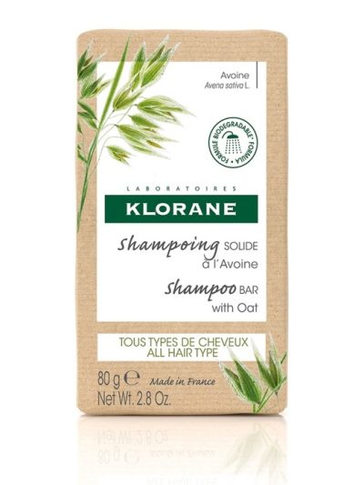 Klorane Shampoo Bar szampon w kostce z owsem 80g