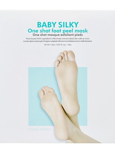 HOLIKA HOLIKA Baby Silky One Shot Foot Peel Mask peelingująca maska ​​do stóp w formie skarpet 2x20ml