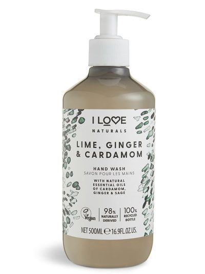 I Love Naturals Hand Wash żel do mycia rąk Lime Ginger & Cardamon 500ml