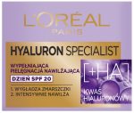 L'Oreal Paris Hyaluron Specialist krem na dzień SPF20 wypełniająca pielęgnacja nawilżająca 50ml