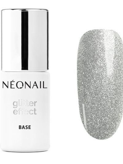 NeoNail Glitter Effect Base baza hybrydowa 9601-7 Silver Shine 7.2ml