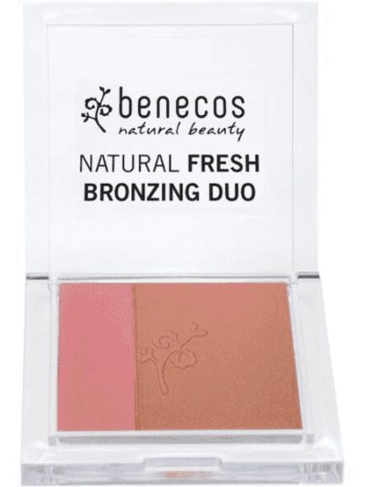 Benecos Natural Fresh Bronzing Duo naturalny podwójny puder brązujący Ibiza Nights 8g
