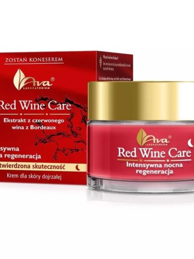 Ava Laboratorium Red Wine Care regenerujący krem na noc do skóry dojrzałej 50ml