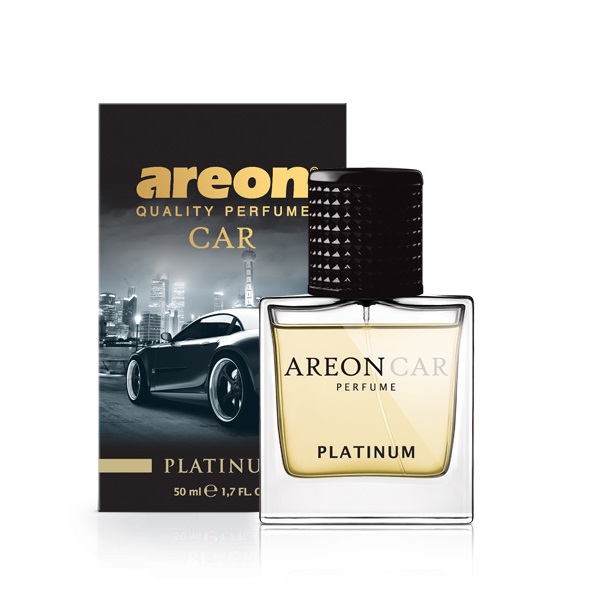 Areon Car Perfume Glass perfumy do samochodu Platinum 50ml