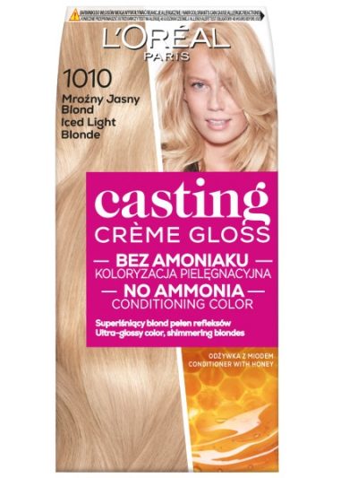 L'Oreal Paris Casting Creme Gloss farba do włosów 1010 Mroźny Jasny Blond