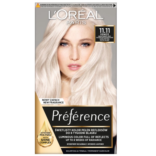 L'Oreal Paris Preference farba do włosów 11.11 Venice