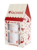 Nacomi Cozy Morning zestaw peeling do ciała 100ml + mus do ciała 180ml