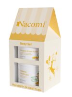 Nacomi Mandarin & Iced Yuzu zestaw peeling do ciała 100ml + mus do ciała 180ml