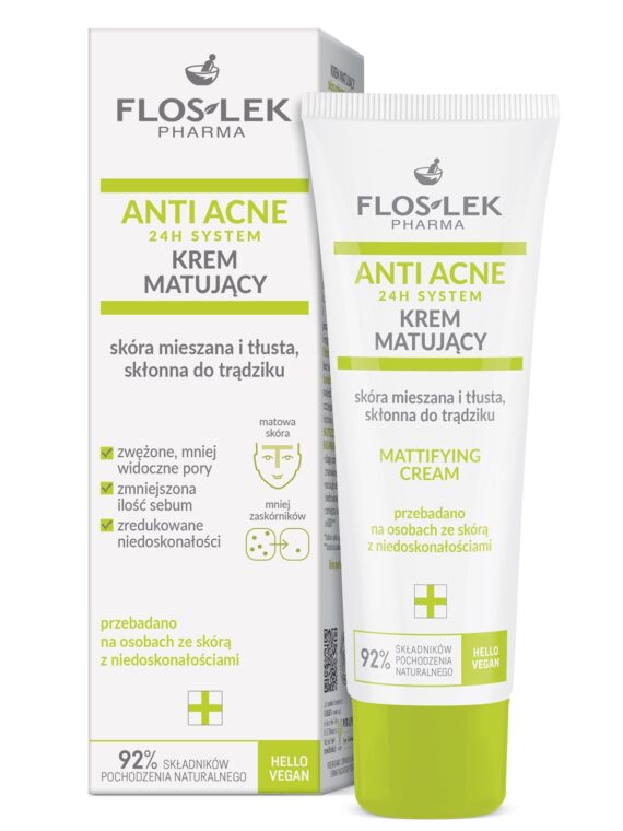 Floslek Anti-Acne 24h System krem matujący 50ml