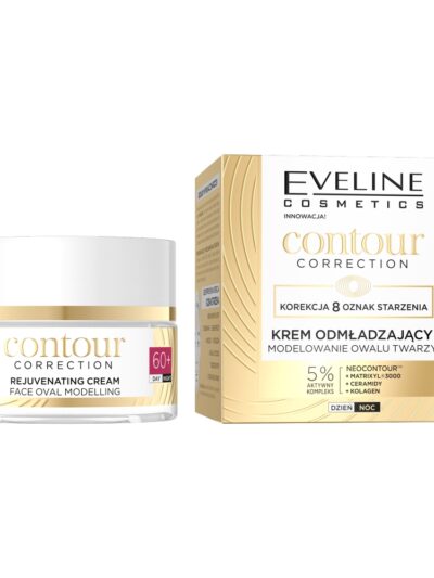 Eveline Cosmetics Contour Correction krem odmładzający modelujący owal twarzy 60+ 50ml