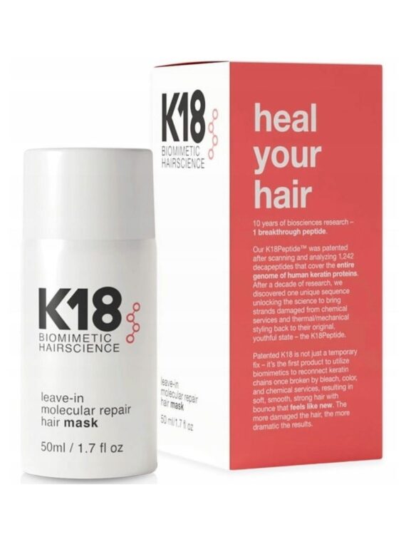 K18 Leave-In Molecular Repair Hair Mask intensywnie regenerująca maska do włosów bez spłukiwania 50ml