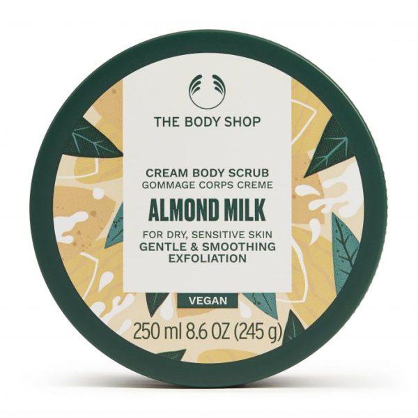 The Body Shop Body Scrub wegański peeling do ciała Almond Milk 250ml