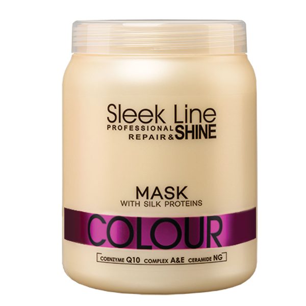 Stapiz Sleek Line Colour Mask maska z jedwabiem do włosów farbowanych 1000ml