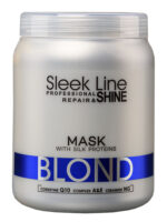 Stapiz Sleek Line Blond Mask maska z jedwabiem do włosów blond zapewniająca platynowy odcień 1000ml