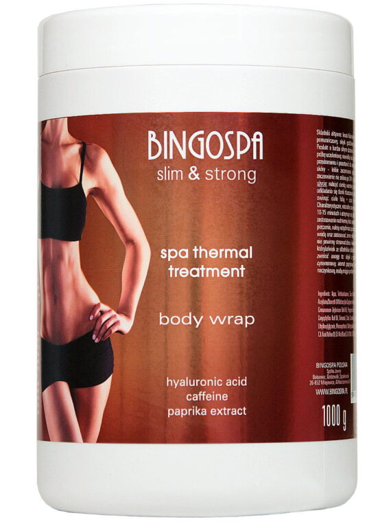 BingoSpa Termiczny zabieg SPA z kwasem hialuronowym kofeiną i aromatem paprykowym Slim&Strong 1000g