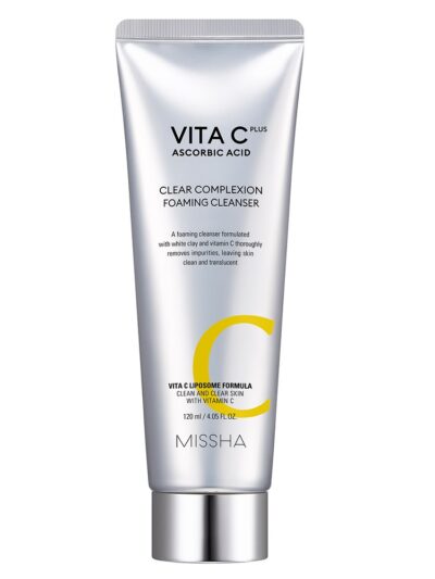 Missha Vita C Plus Clear Complexion Foaming Cleanser oczyszczająca pianka do twarzy z witaminą C 120ml