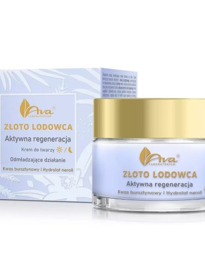 Ava Laboratorium Złoto Lodowca aktywne regenerujący krem do twarzy 50ml