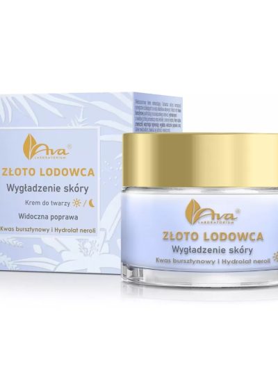Ava Laboratorium Złoto Lodowca wygładzający krem do twarzy 50ml