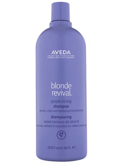 Aveda Blonde Revival Purple Toning Shampoo fioletowy szampon tonujący do włosów blond 1000ml