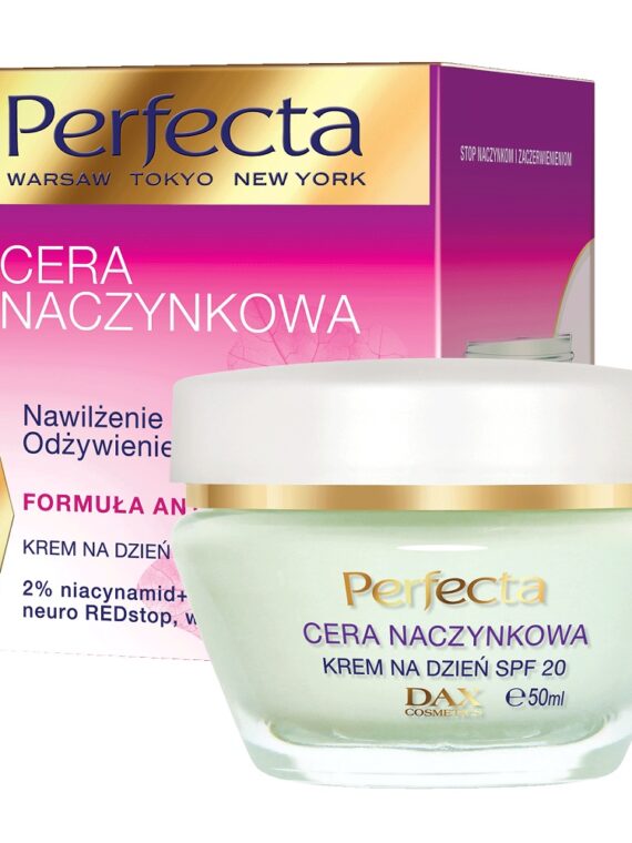 Perfecta Cera Naczynkowa Nawilżenie i Odżywienie krem do twarzy na dzień SPF20 50ml