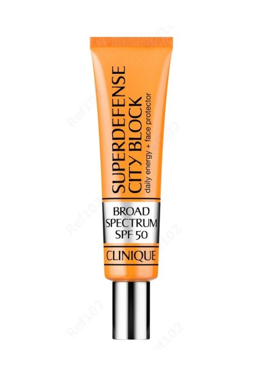 Clinique Superdefense™ City Block Broad Spectrum SPF50 Daily Energy + Face Protector ochronny krem do twarzy z wysokim filtrem przeciwsłonecznym 40ml