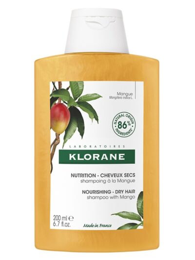 Klorane Nourishing Shampoo odżywczy szampon do włosów z mango 200ml