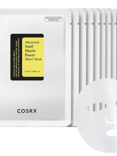 COSRX Advanced Snail Mucin Power Sheet Mask maseczka w płachcie z mucyną ślimaka 10szt.