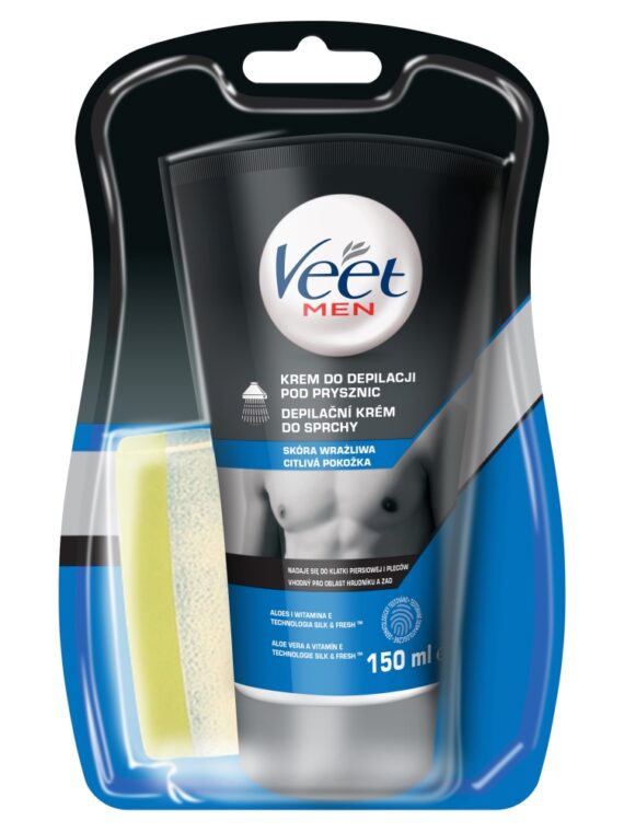 Veet Men krem do depilacji pod prysznic skóra wrażliwa 150ml