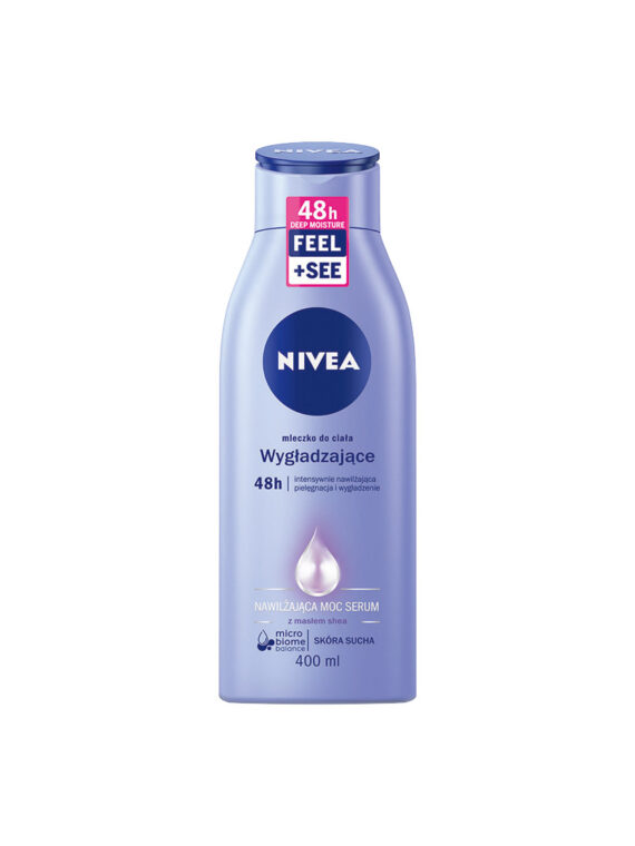 Nivea Nawilżająca Moc Serum wygładzające mleczko do ciała 400ml