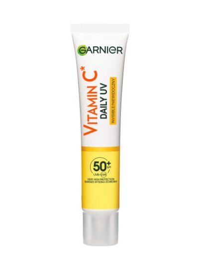Garnier Vitamin C rozświetlający fluid na dzień z filtrem SPF50+ Niewidoczny 40ml