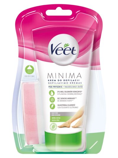 Veet Minima krem do depilacji pod prysznic skóra sucha 135ml