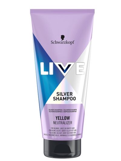 Schwarzkopf Live Silver Shampoo szampon do włosów neutralizujący żółty odcień 200ml