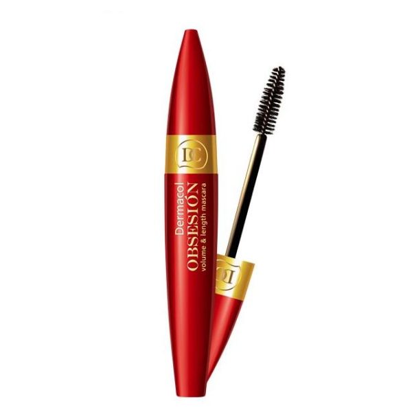 Dermacol Obsesion Volume & Length Mascara pogrubiająco-wydłużający tusz do rzęs Black 12ml