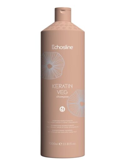 ECHOSLINE Keratin Veg regenerujący szampon do włosów 1000ml