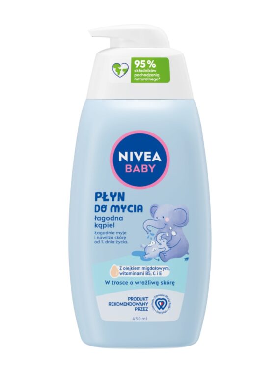 Nivea Baby płyn do mycia łagodna kąpiel 450ml