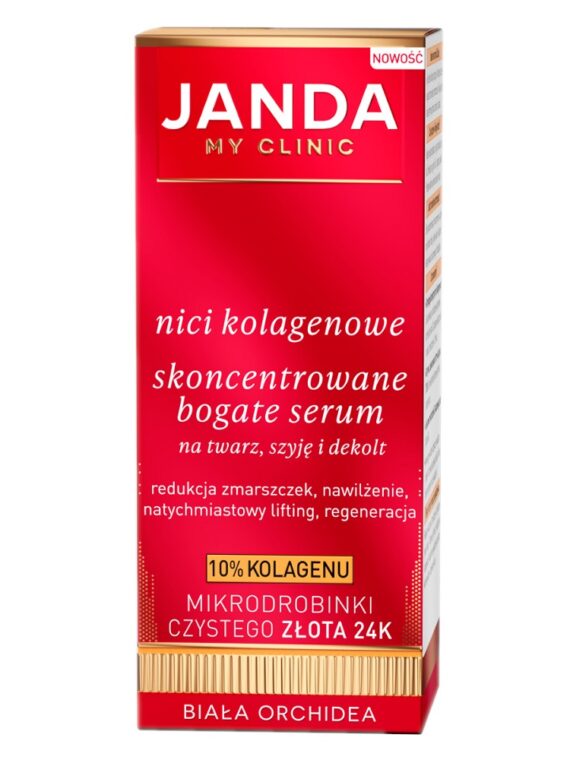 Janda Nici Kolagenowe skoncentrowane bogate serum na twarz szyję i dekolt 30ml