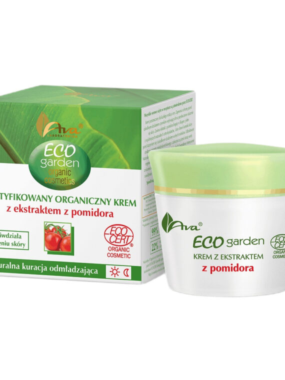 Ava Laboratorium Eco Garden certyfikowany organiczny krem z ekstraktem z pomidora 40+ 50ml