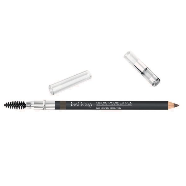 Isadora Brow Powder Pen pudrowa kredka do brwi 03 Dark Brown 1.3g