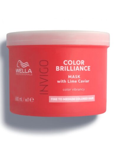 Wella Professionals Invigo Color Brilliance Mask maska do włosów cienkich i normalnych uwydatniająca kolor 500ml