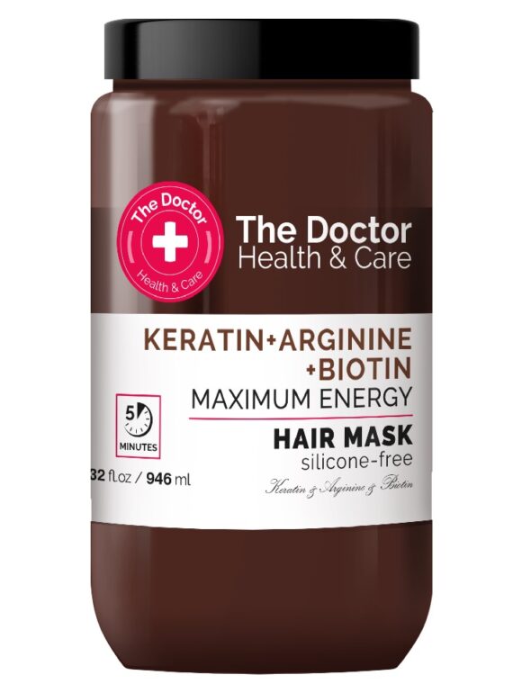 The Doctor Health & Care maska do włosów wzmacniająca Keratyna + Arginina + Biotyna 946ml