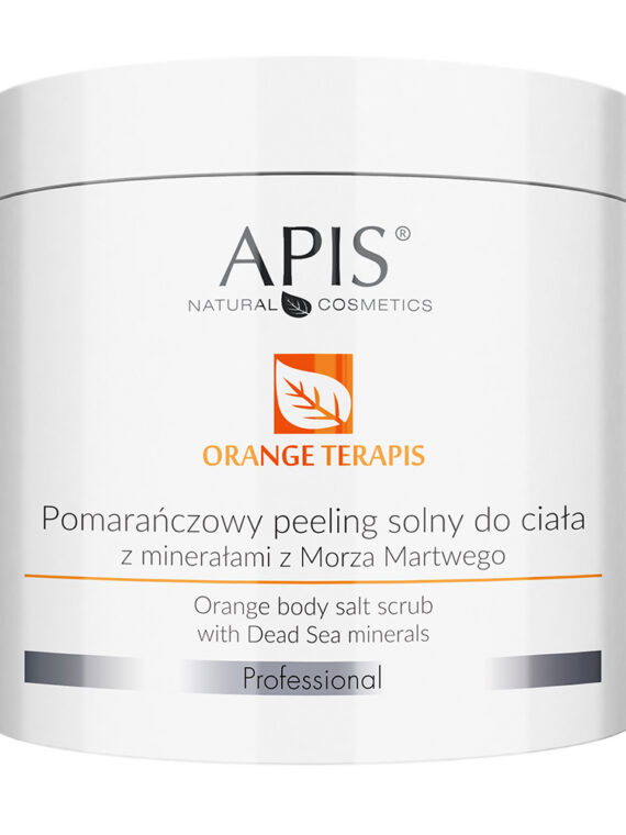 APIS Orange Terapis pomarańczowy peeling solny do ciała z minerałami z Morza Martwego 700g