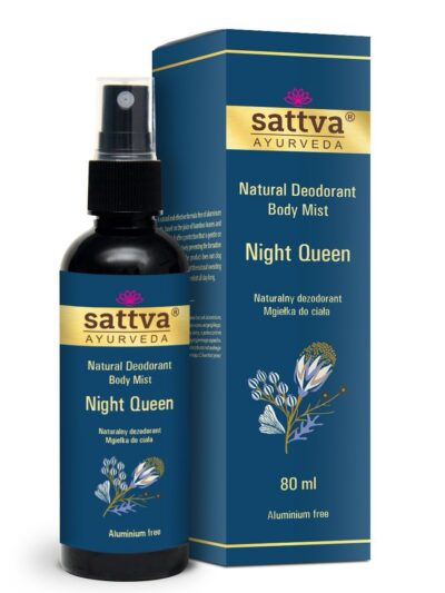 Sattva Natural Deodorant Body Mist naturalny dezodorant w formie mgiełki do ciała Night Queen 80ml