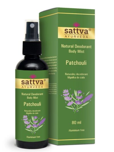 Sattva Natural Deodorant Body Mist naturalny dezodorant w formie mgiełki do ciała Patchouli 80ml