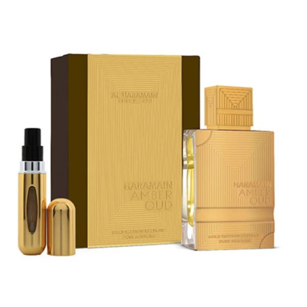 Al Haramain Amber Oud Gold Edition Extreme zestaw woda perfumowana 200ml + woda perfumowana 10ml