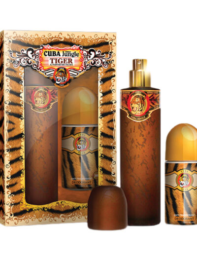 Cuba Original Cuba Jungle Tiger zestaw woda perfumowana spray 100ml + dezodorant w kulce 50ml