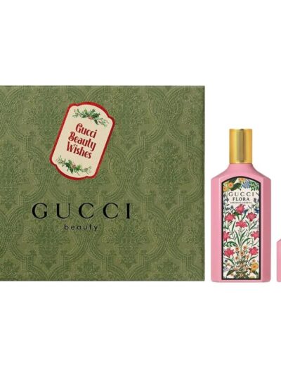 Gucci Flora Gorgeous Gardenia zestaw woda perfumowana spray 100ml + woda perfumowana spray 10ml + woda perfumowana spray 5ml