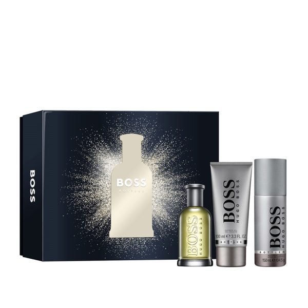 Hugo Boss Bottled zestaw woda toaletowa 100ml + żel pod prysznic 100ml + dezodorant 150ml