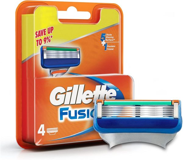 Gillette Fusion wymienne ostrza do maszynki do golenia 4szt