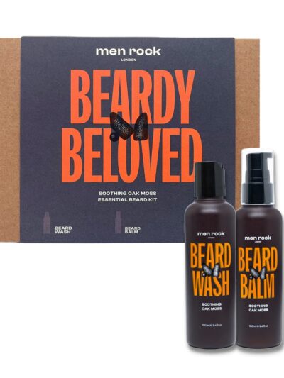 MenRock Beardy Beloved Soothing Oak Moss zestaw szampon do brody 100ml + balsam do brody 100ml