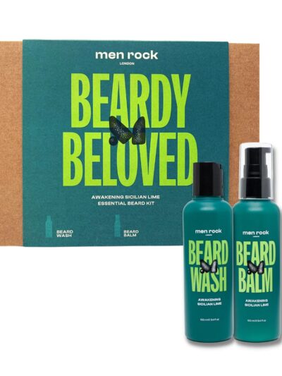 MenRock Beardy Beloved Awakening Sicilian Lime zestaw szampon do brody 100ml + balsam do brody 100ml